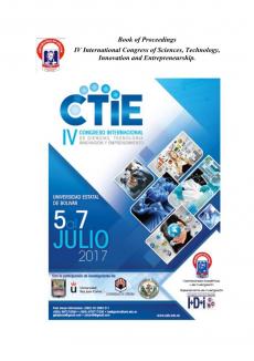 Cubierta para LIBRO DE MEMORIAS DEL IV CONGRESO INTERNACIONAL DE CIENCIA, TECNOLOGÍA, INNOVACIÓN Y EMPRENDIMIENTO 2017