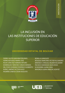 Cubierta para LIBRO LA INCLUSIÓN EN LAS INSTITUCIONES DE EDUCACIÓN SUPERIOR