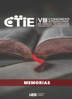 Cubierta para LIBRO DE MEMORIAS DEL VIII CONGRESO INTERNACIONAL DE CIENCIA, TECNOLOGÍA, INNOVACIÓN Y EMPRENDIMIENTO “Política, Salud y Ambiente: enfoque hacia el desarrollo sostenible”